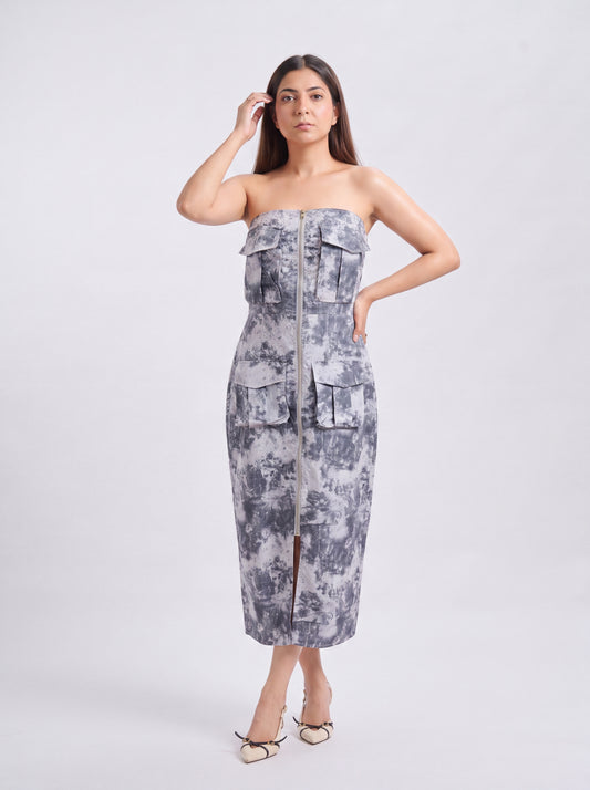 Tbfo  Hyper Acid Grey Jumpsuit