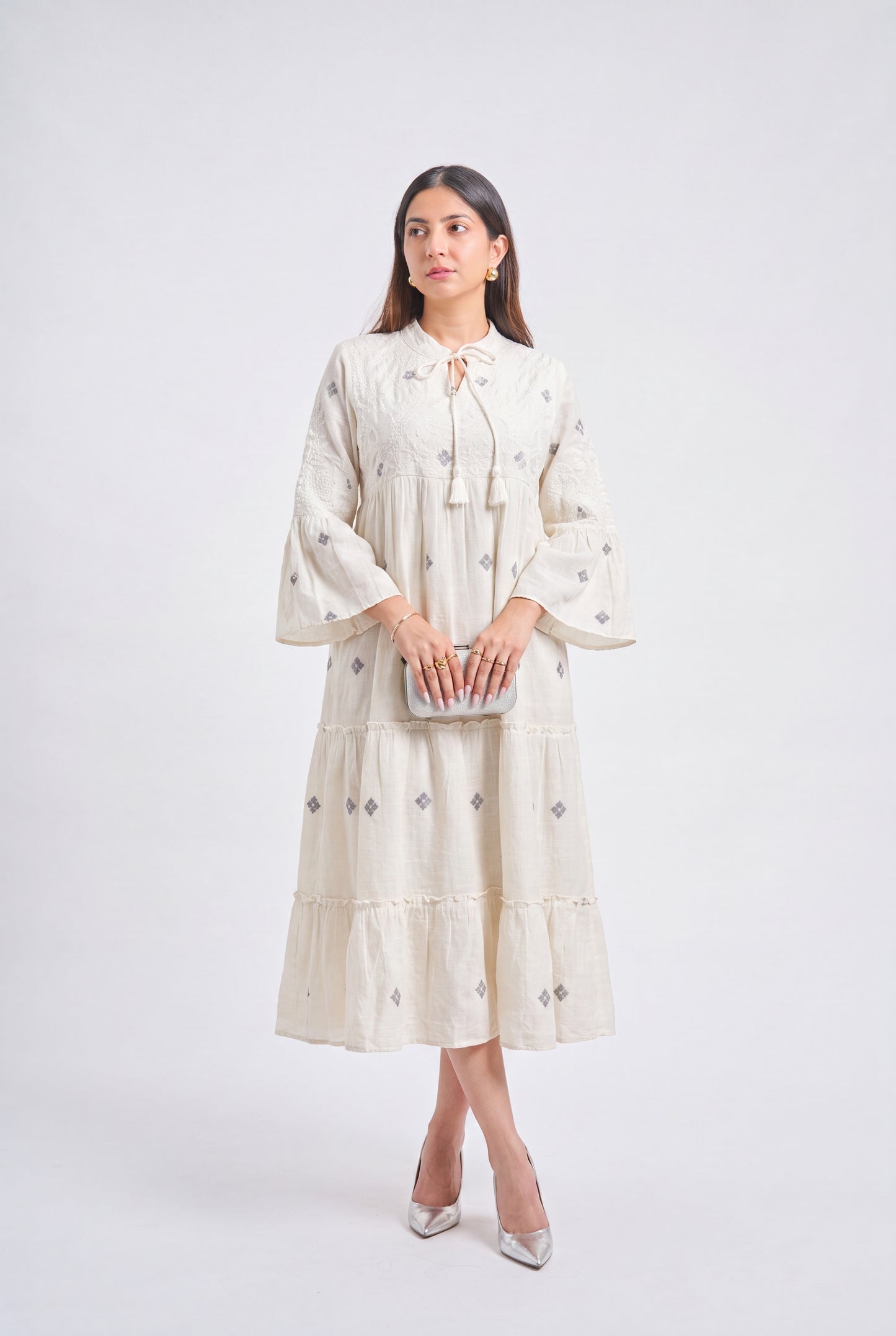 Tbfo Linen Long Dress