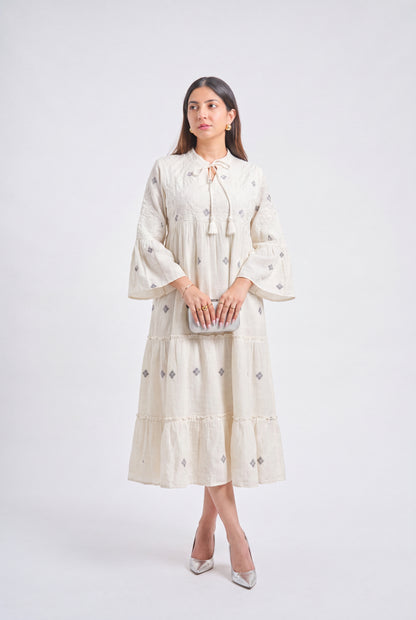Tbfo Linen Long Dress