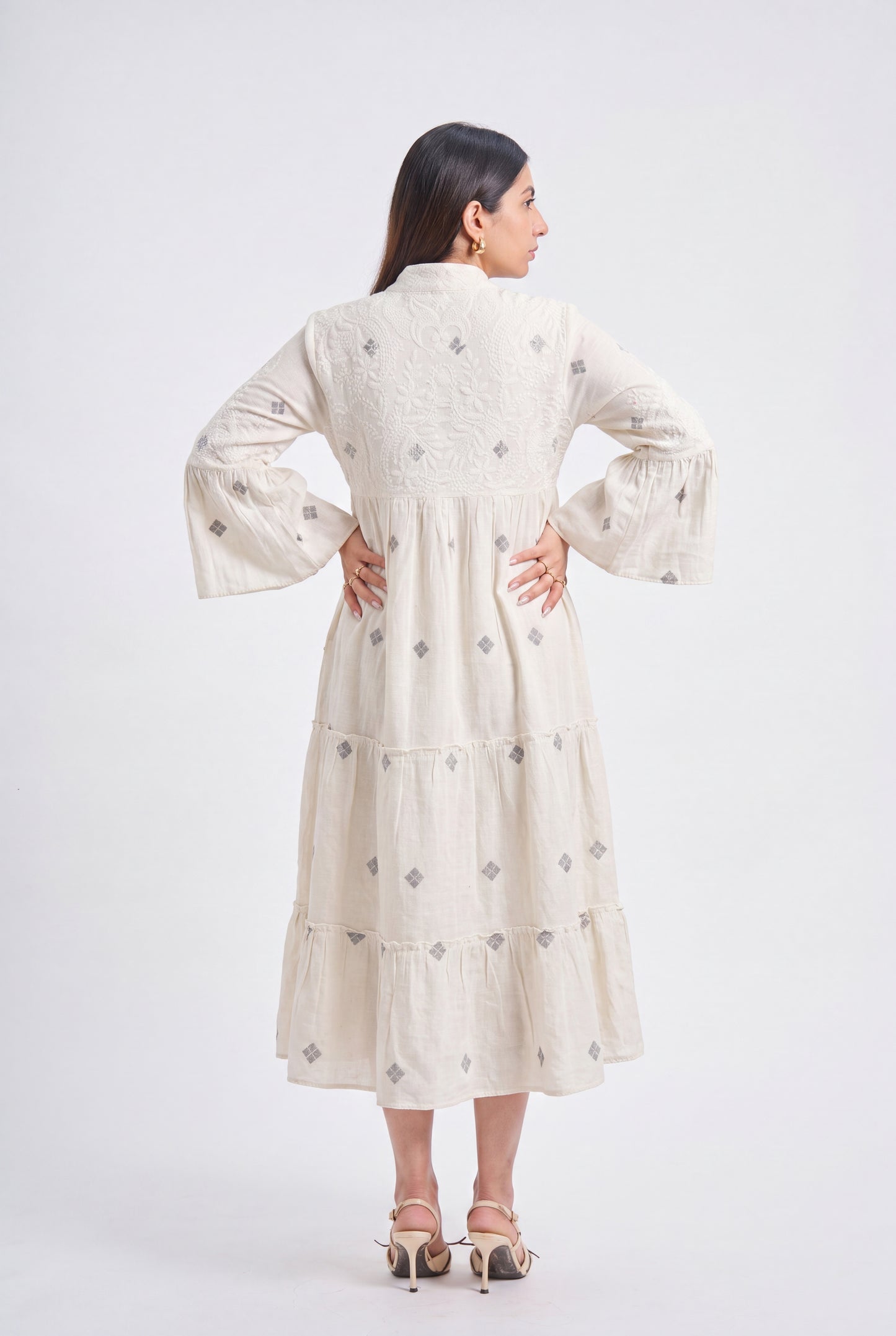 Tbfo Linen Long Dress
