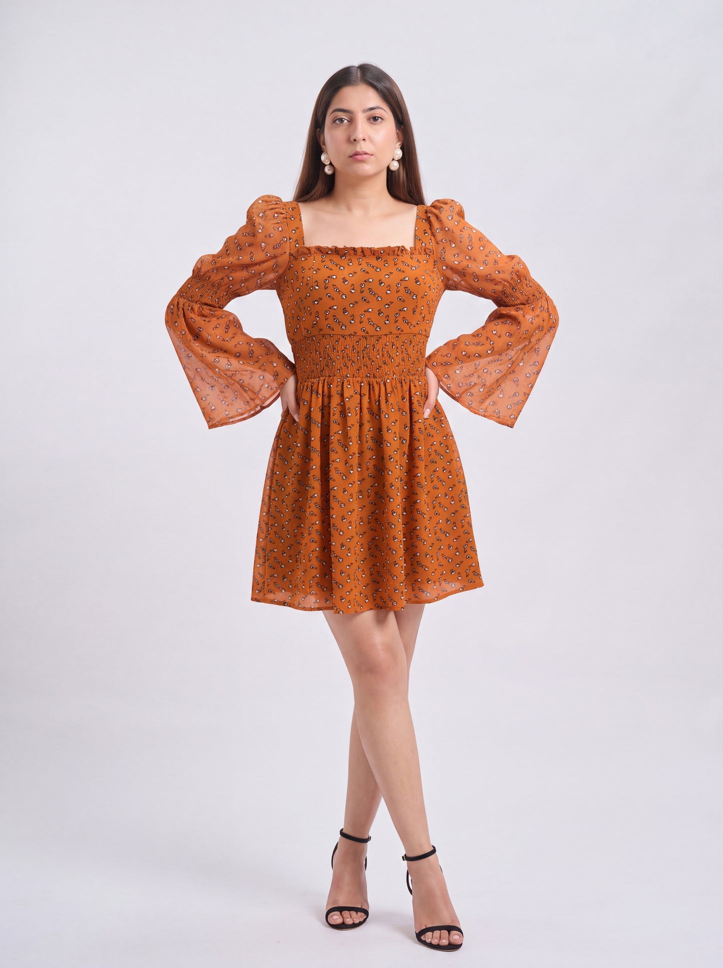 Tbfo Cinnamon Bloom Dress