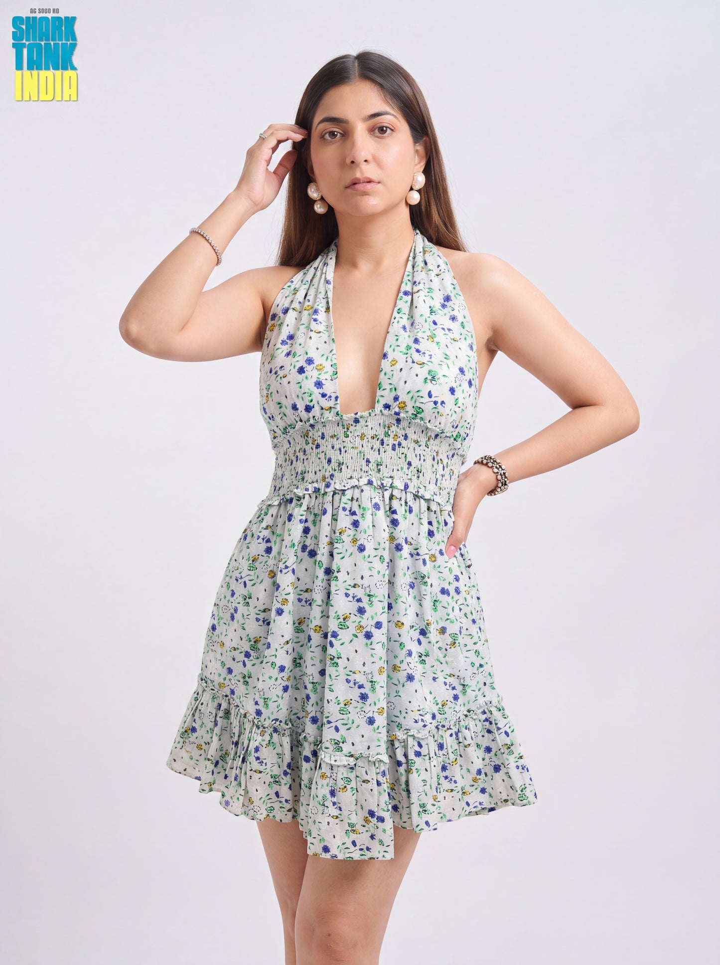 Tbfo Mini Blue Dress