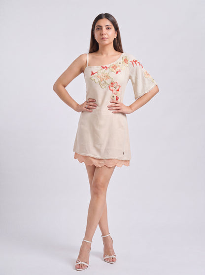 Tbfo Mini Peach Dress