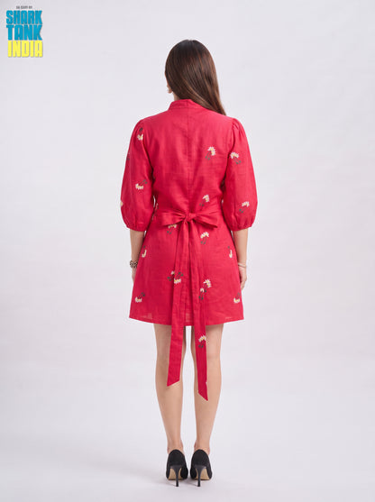 Tbfo Khatti Toffe Red Dress