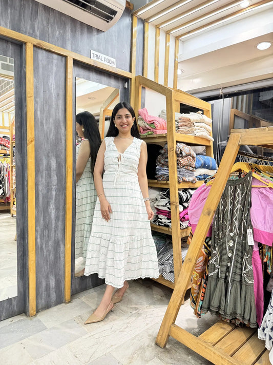 Linen line dress - TBFO