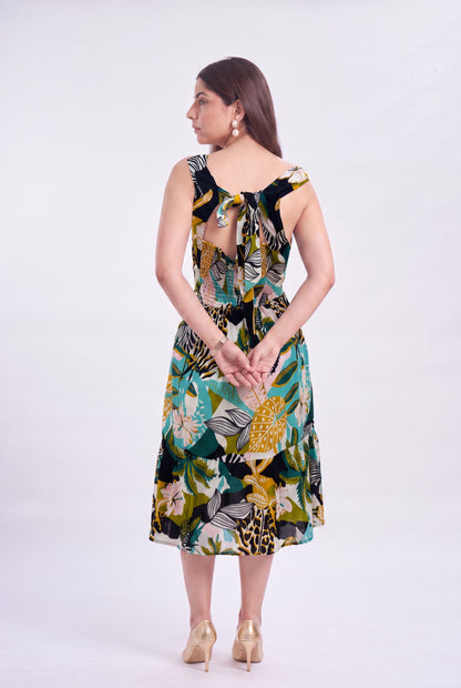 Tbfo Floral Short Dress