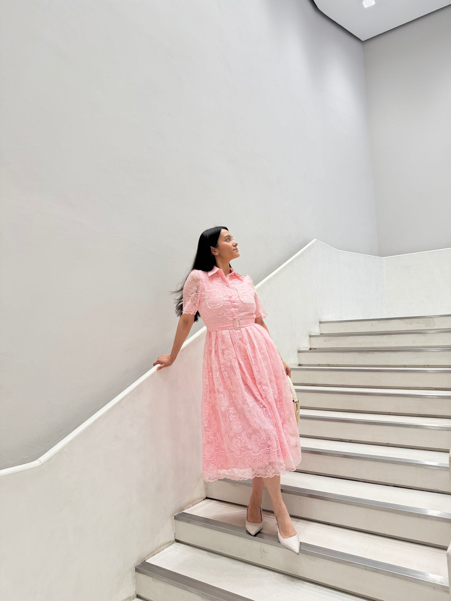 Tbfo Collar Queen Pink Dress