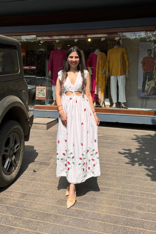 Strawberry long dress - TBFO