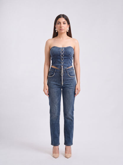 Tbfo Diamond Lace Corset