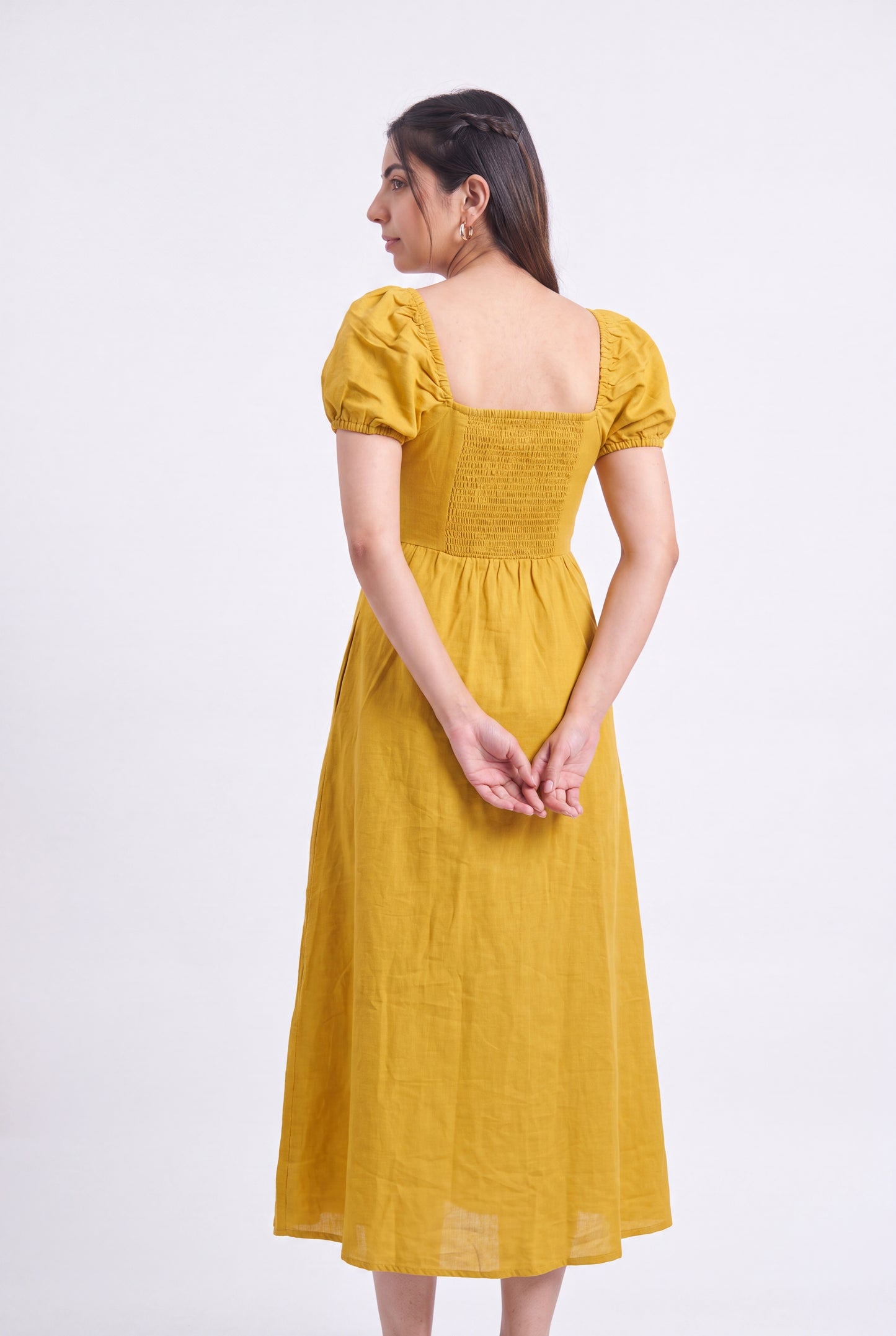 Tbfo banana Yellow Dress