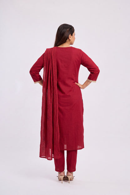 Tbfo Shahi Surkh Suit Set