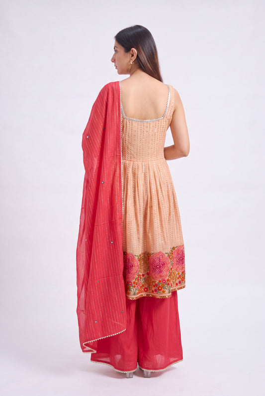 Tbfo Sunehri Gul Kurta Set