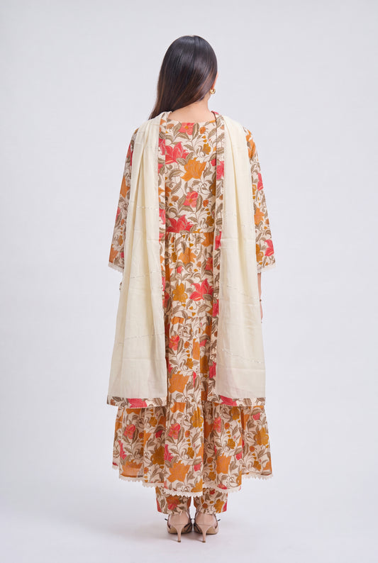 Tbfo Floral Symphony Suit Set