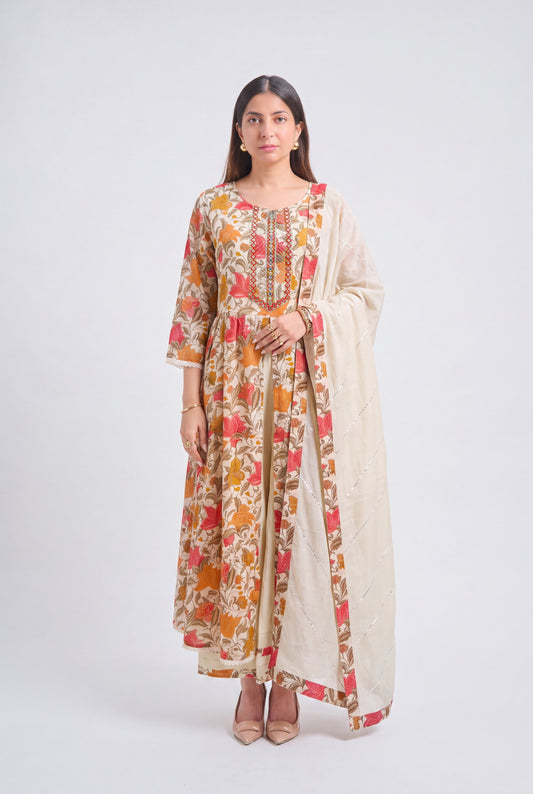 Tbfo Floral Symphony Suit Set
