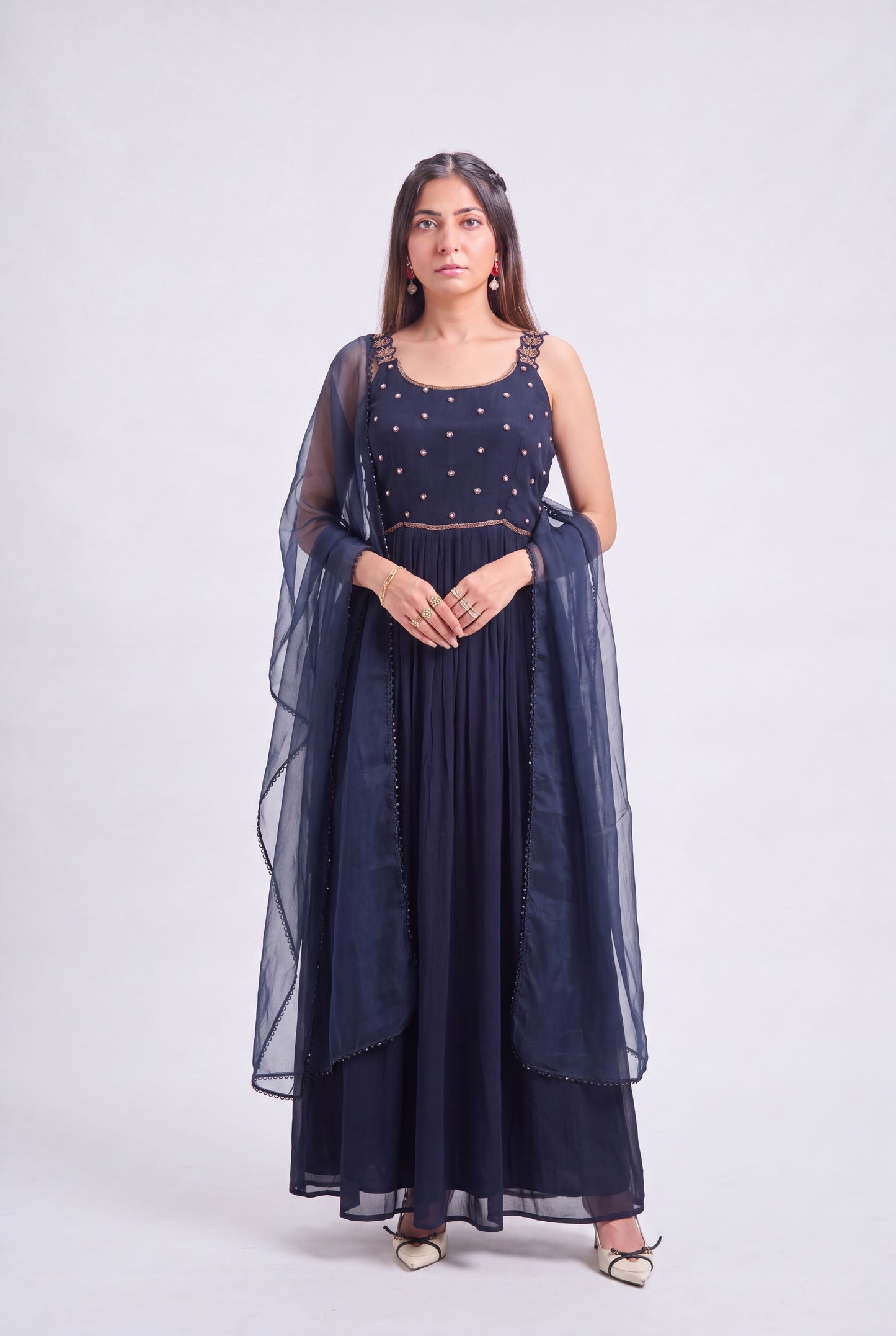 Tbfo New heroines Anarkali Set
