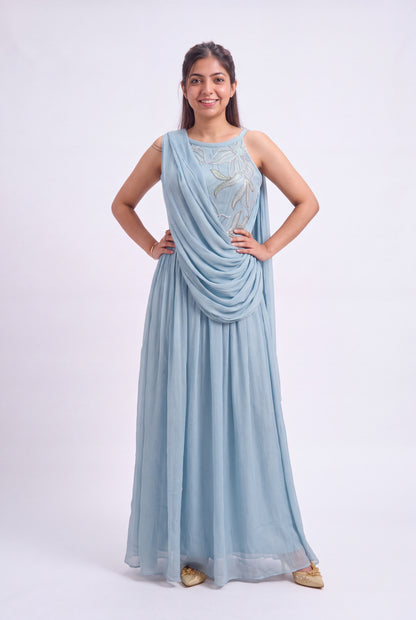 Tbfo Drape Gown