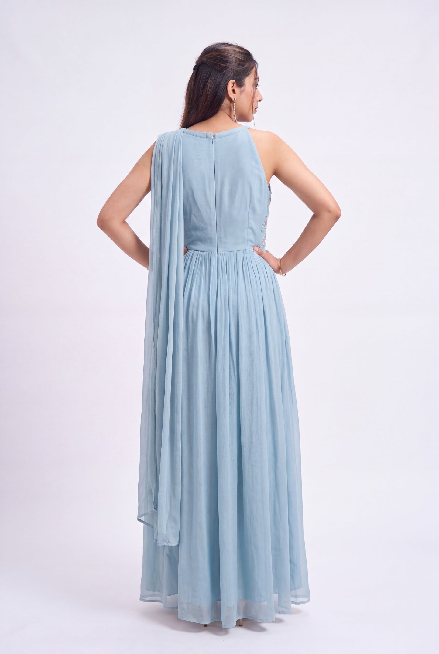 Tbfo Drape Gown