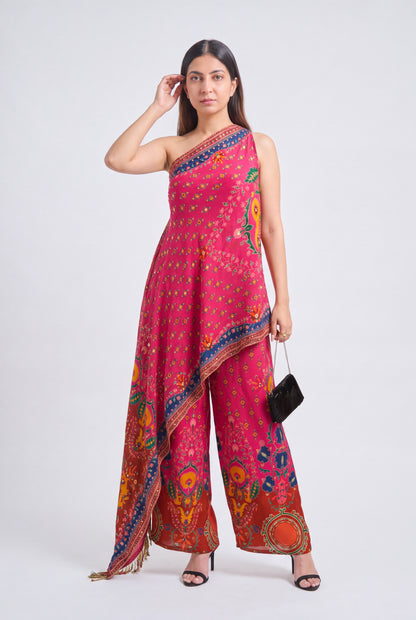 Tbfo Rani Rhapsody Drape Coord Set