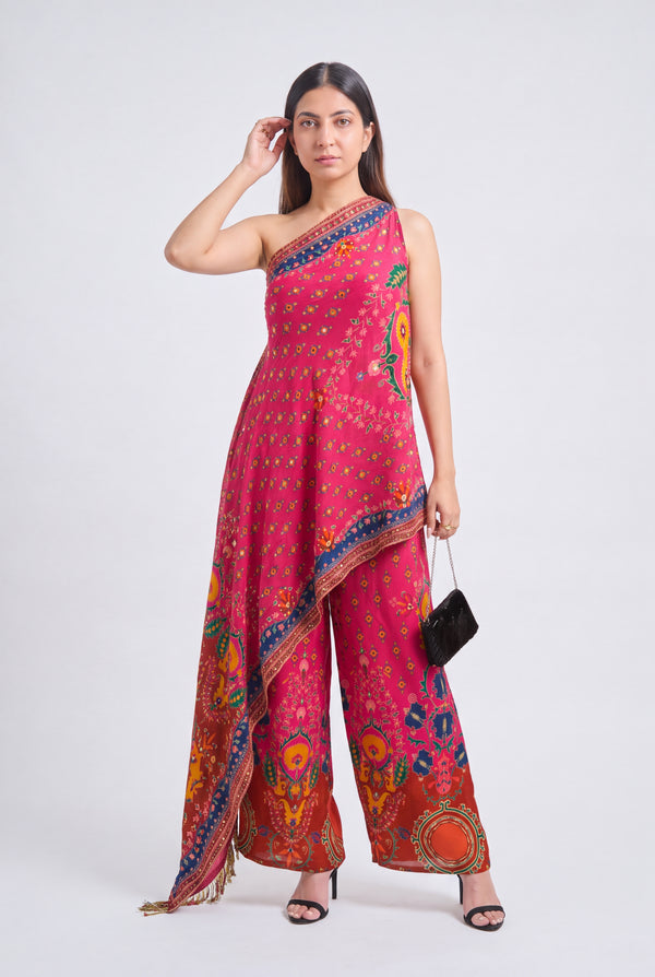 Tbfo Rani Rhapsody Drape Coord Set