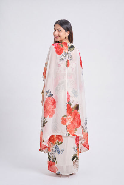 Tbfo Camellia Bloom Cape Set
