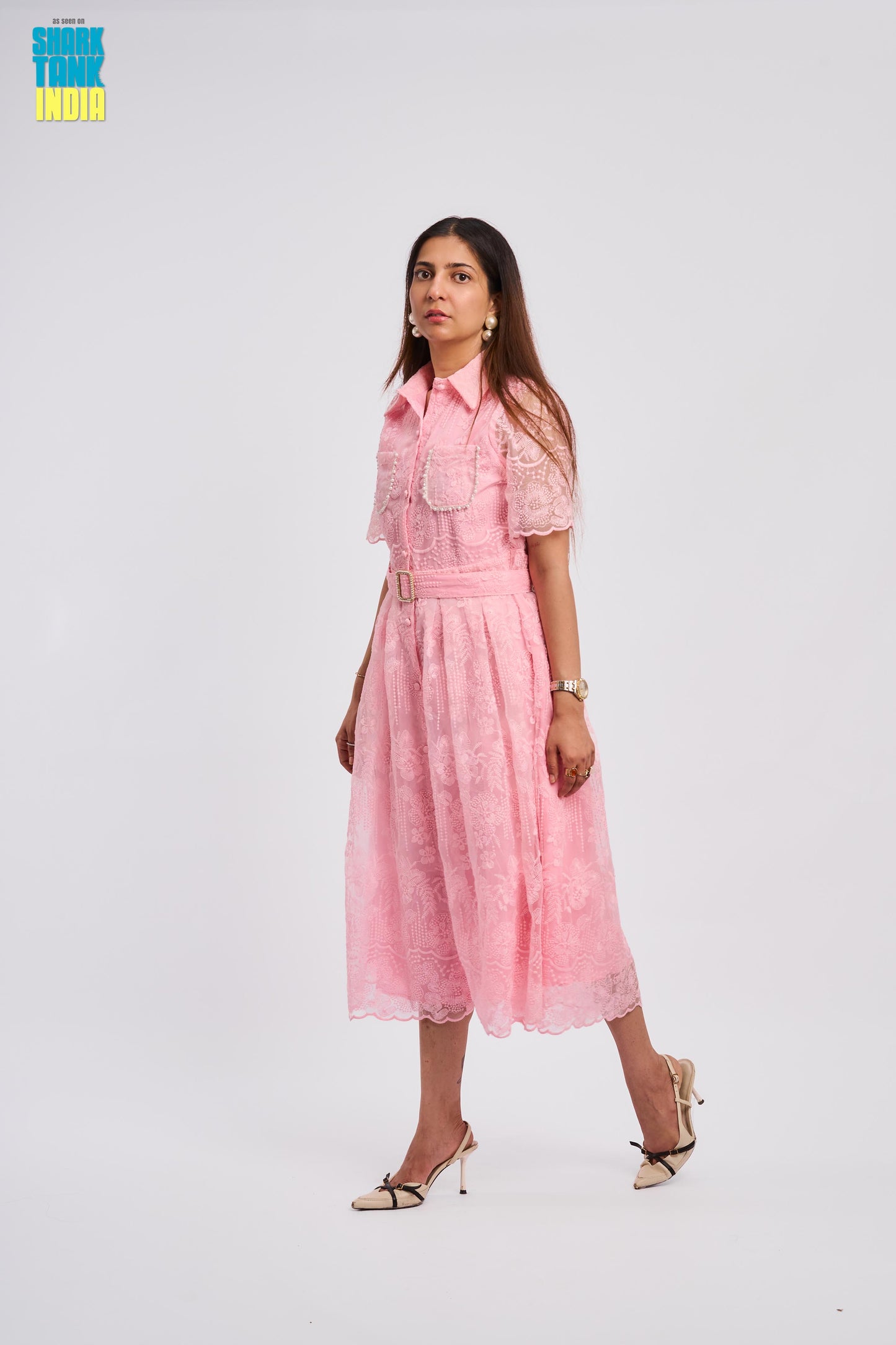 Tbfo Collar Queen Pink Dress