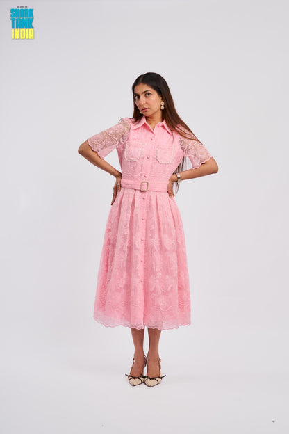 Tbfo Collar Queen Pink Dress