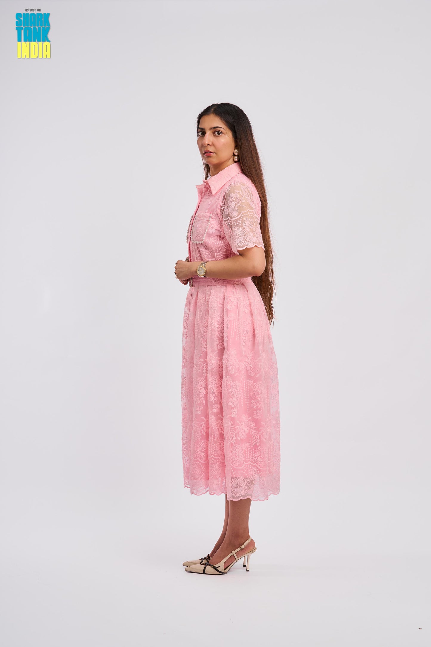 Tbfo Collar Queen Pink Dress