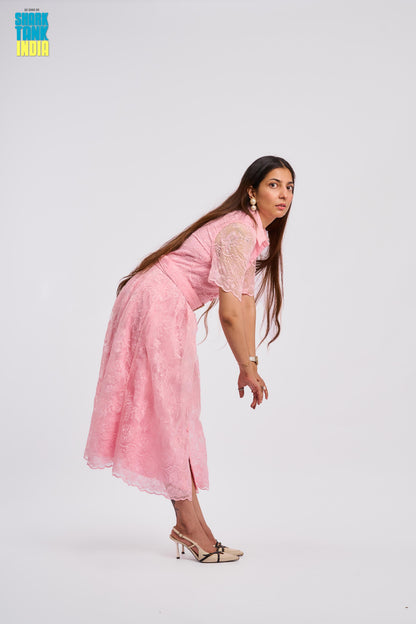 Tbfo Collar Queen Pink Dress