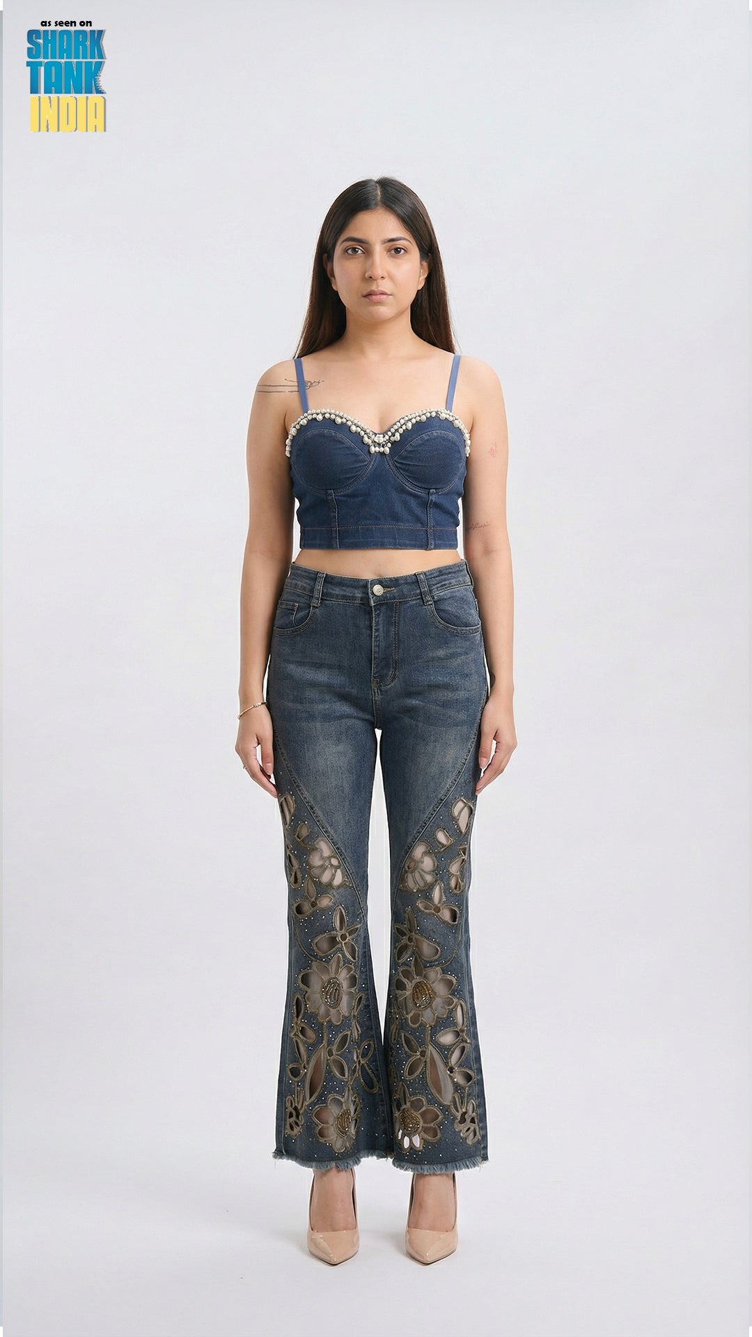 Tyla Denim Blue Top