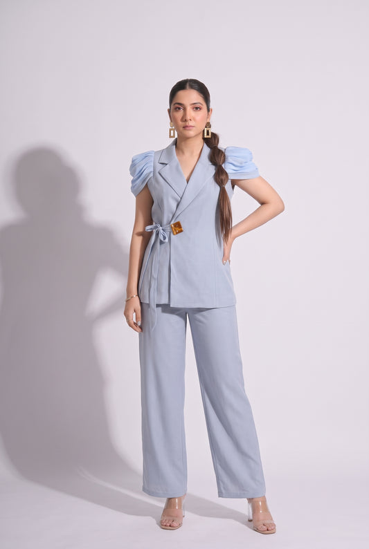 Tbfo Apron blazer Coord Set