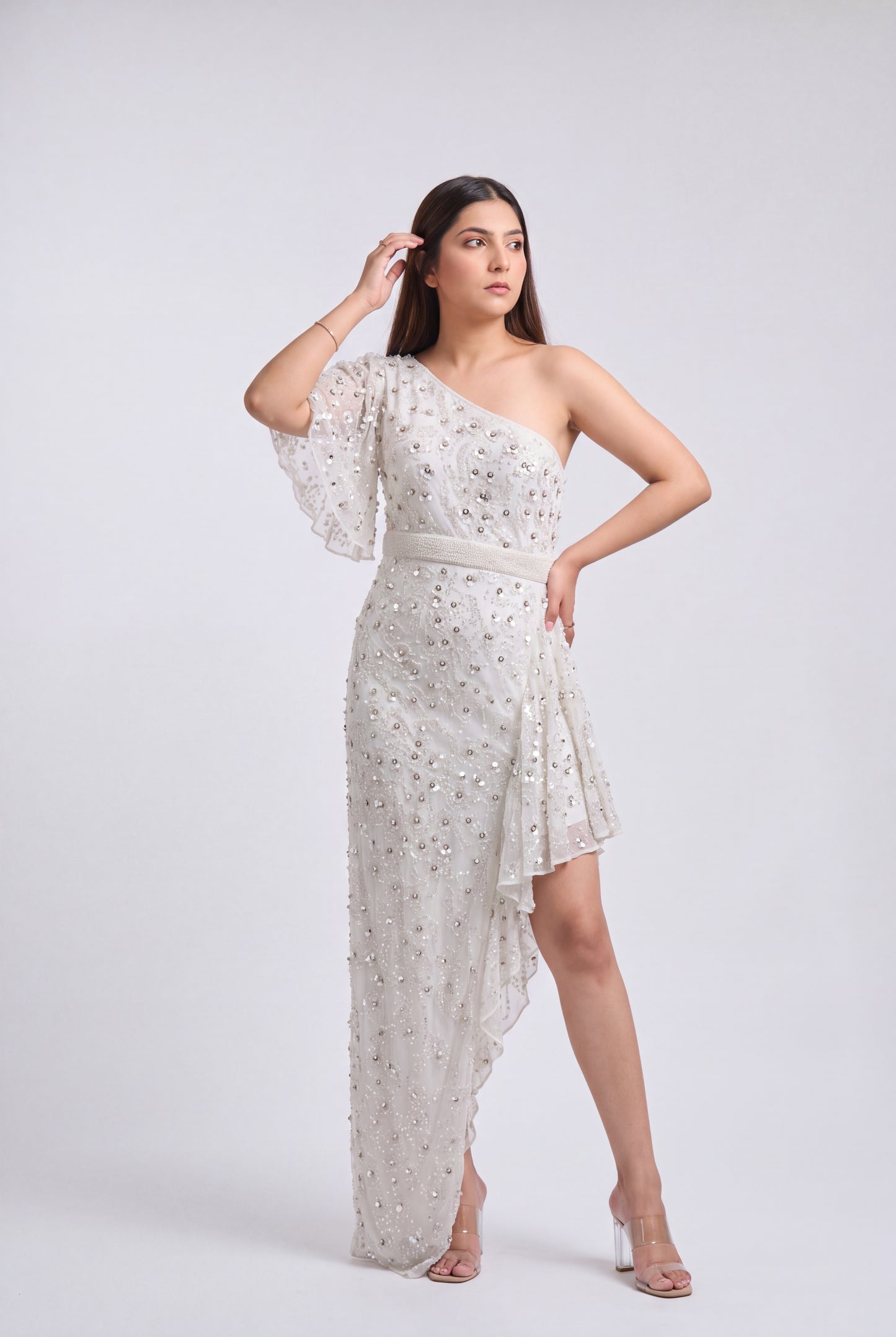 Tbfo Chandni White Dress