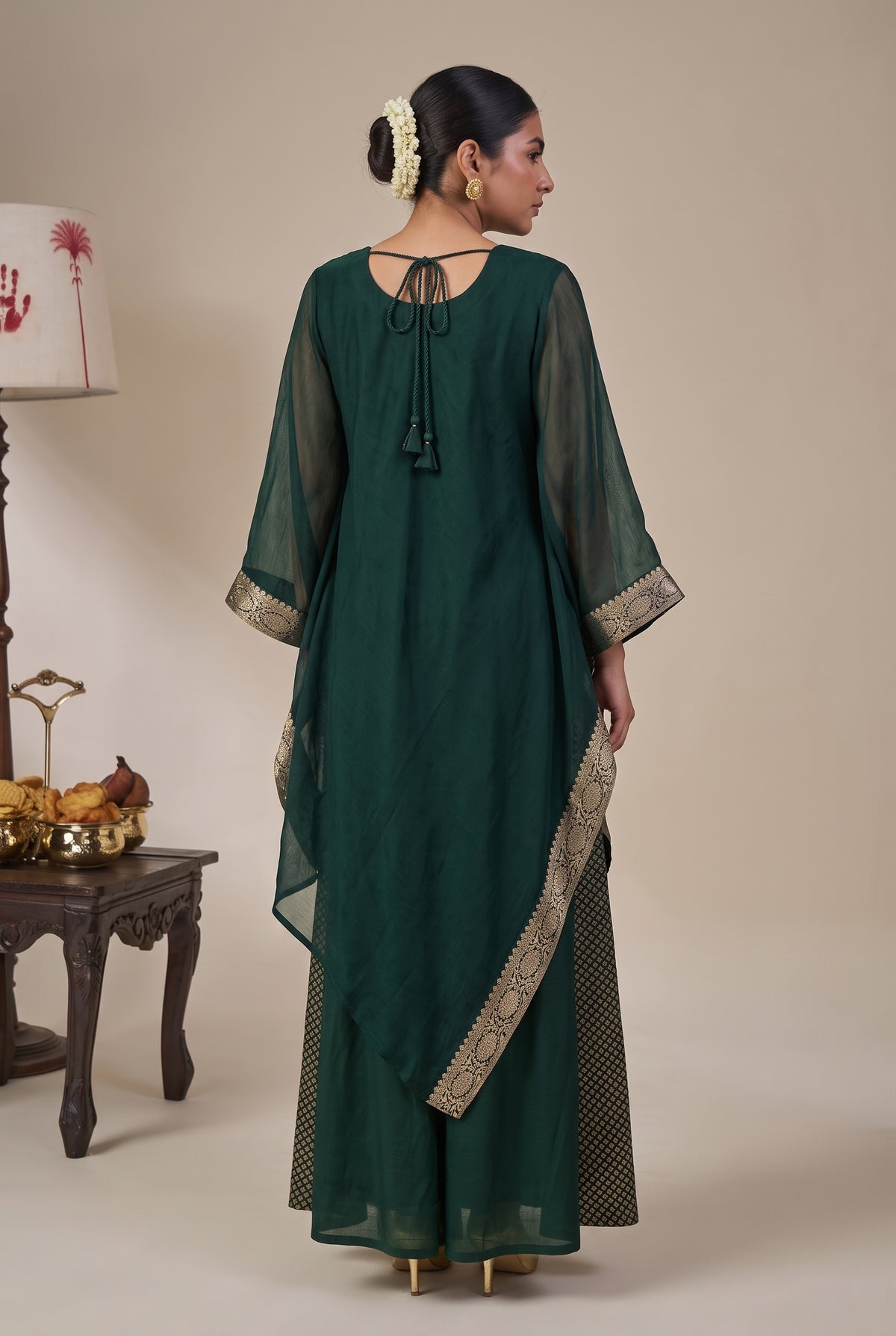 Tbfo Chatak – Dark Green Ethnic Suit Set with Dupatta