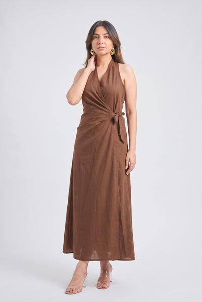 Tbfo Coffee Date Brown Dress