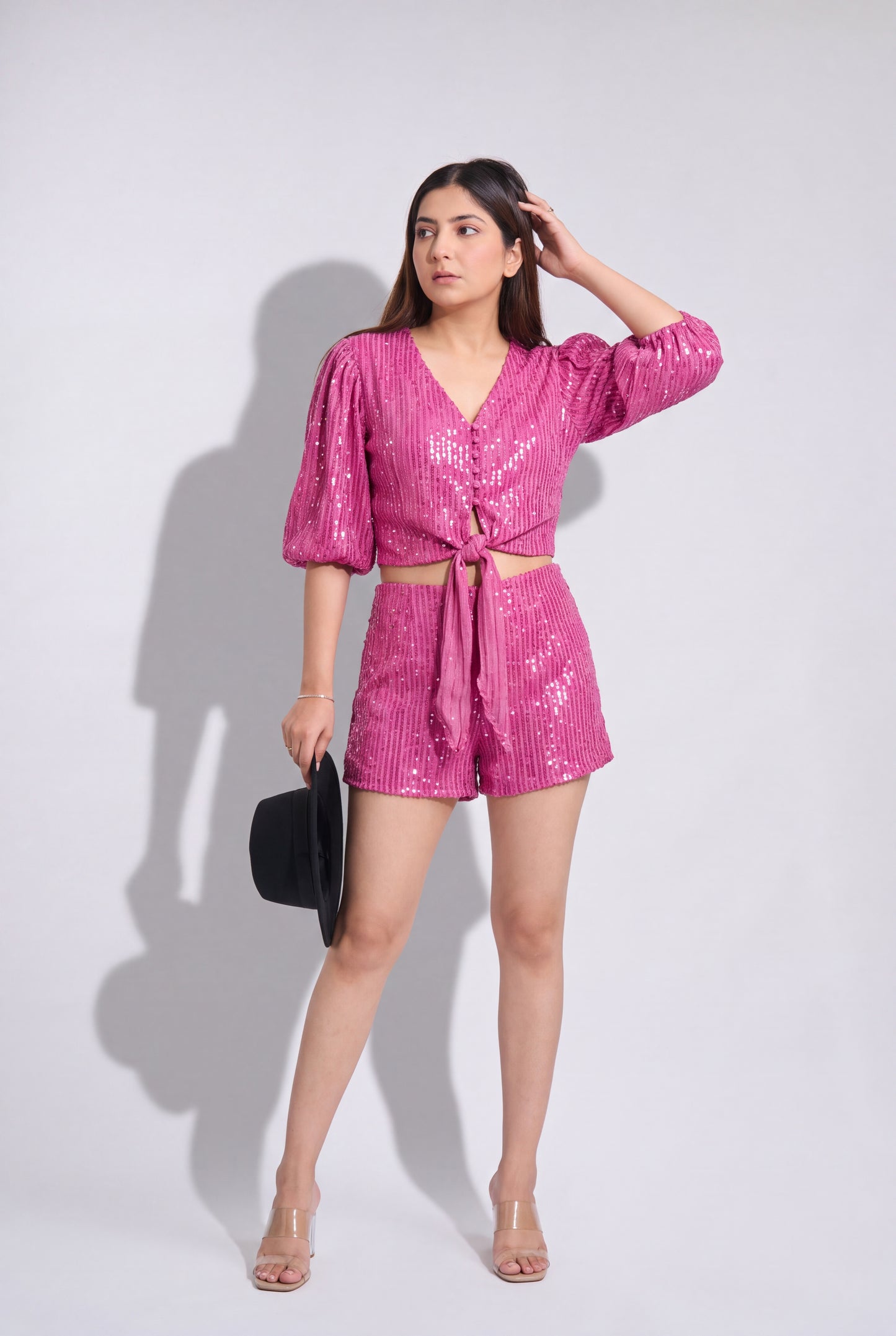 Tbfo Gulabi Disco Coord Set