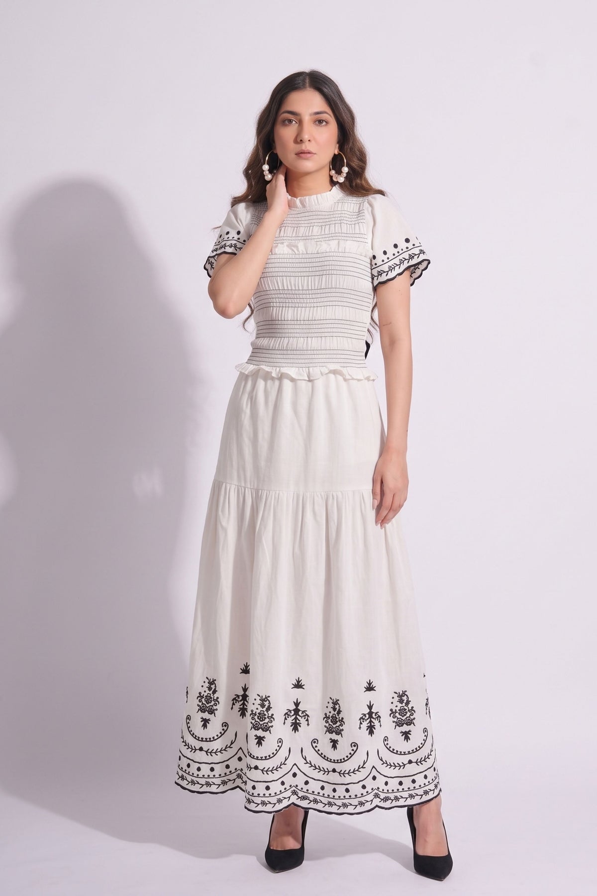 Tbfo High Tide Ivory Dress