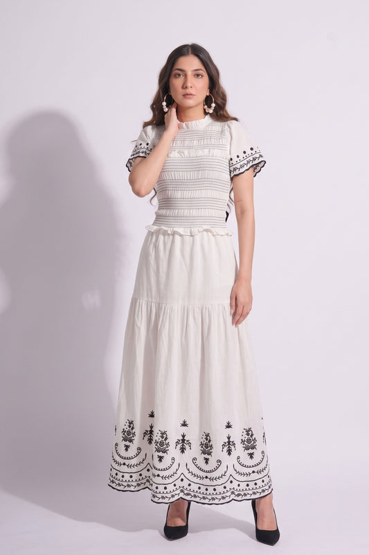 Tbfo High Tide Ivory Dress