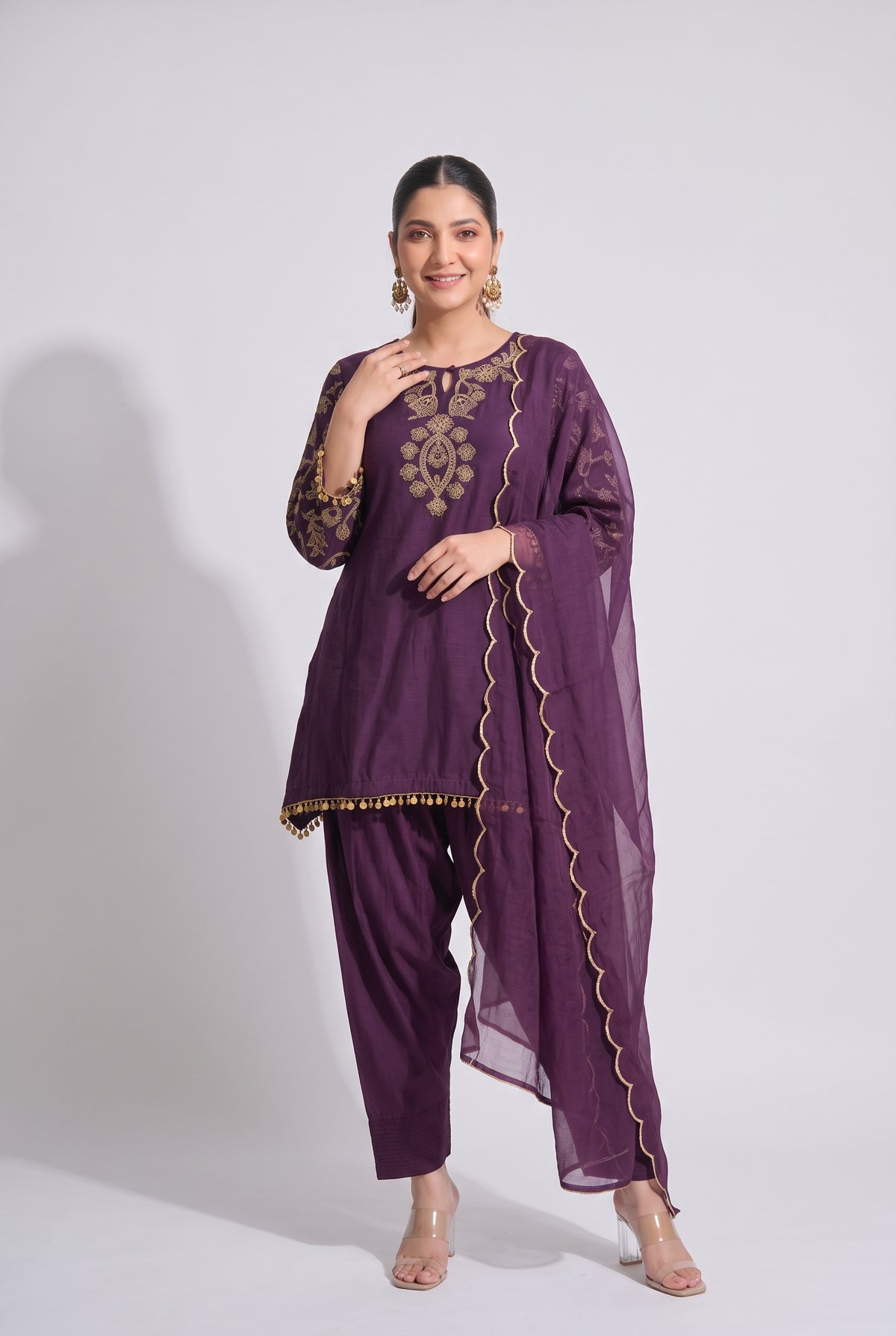 Tbfo Jamuni – Embroidered Kurta Set