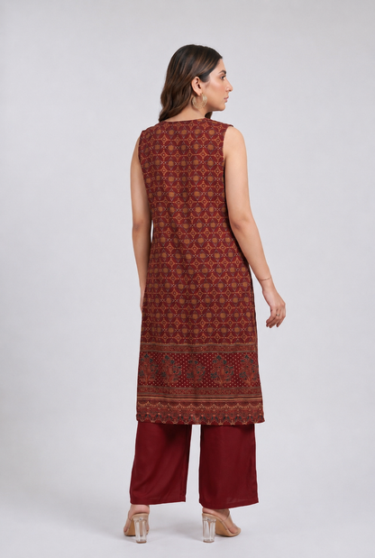 Tbfo Laal Mirch Marhoon Kurta set