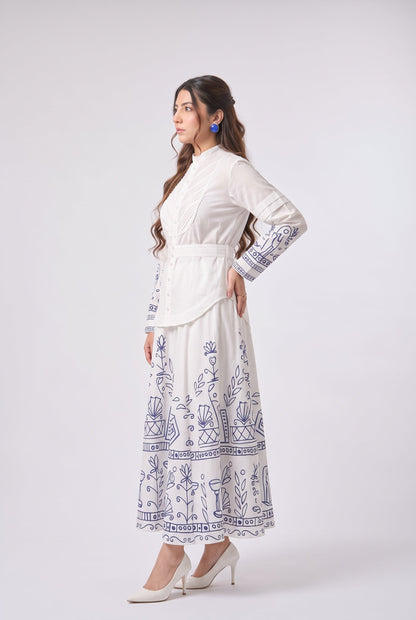 Tbfo Messidonia White Dress