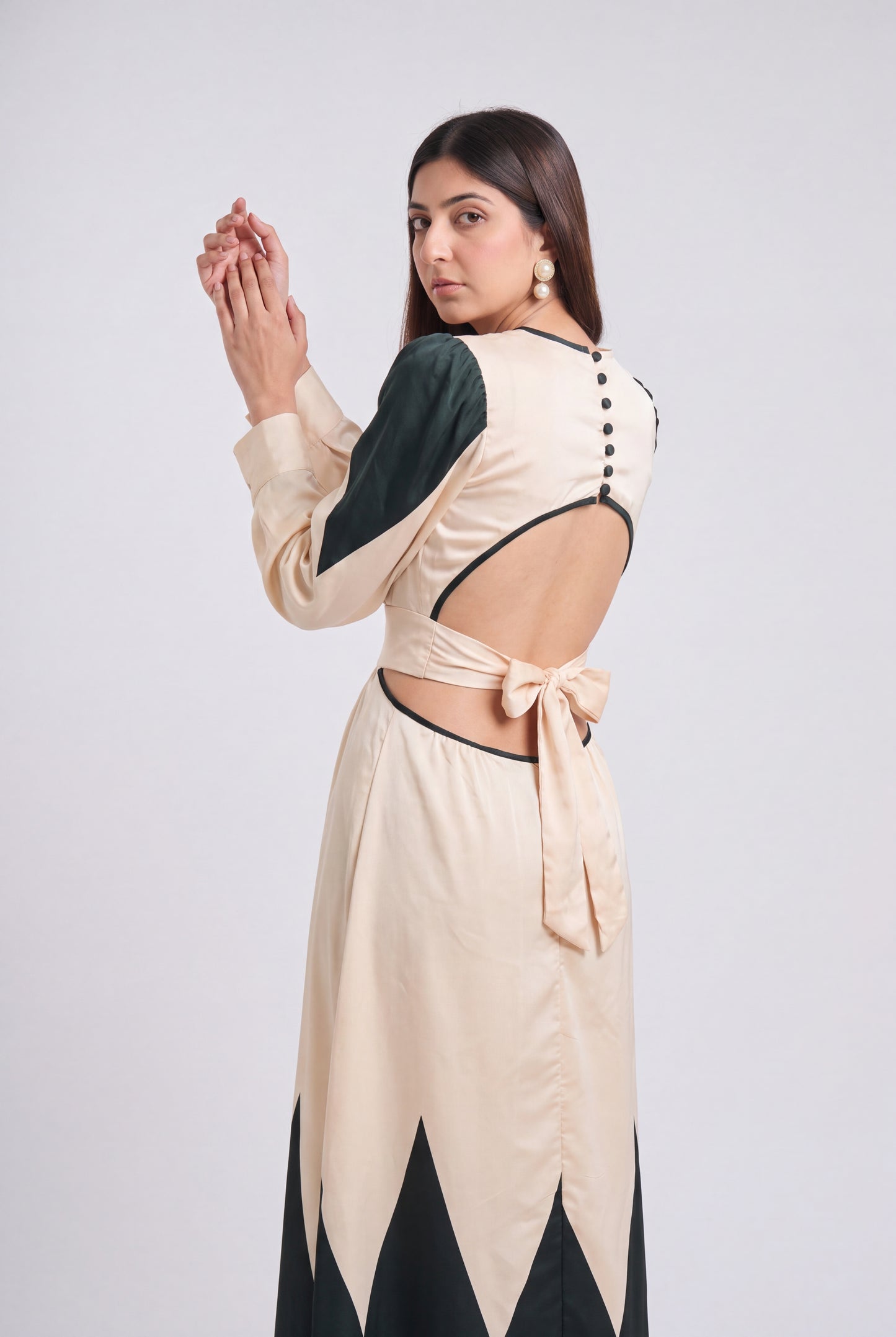 Tbfo Mwaki Ivory Long Dress