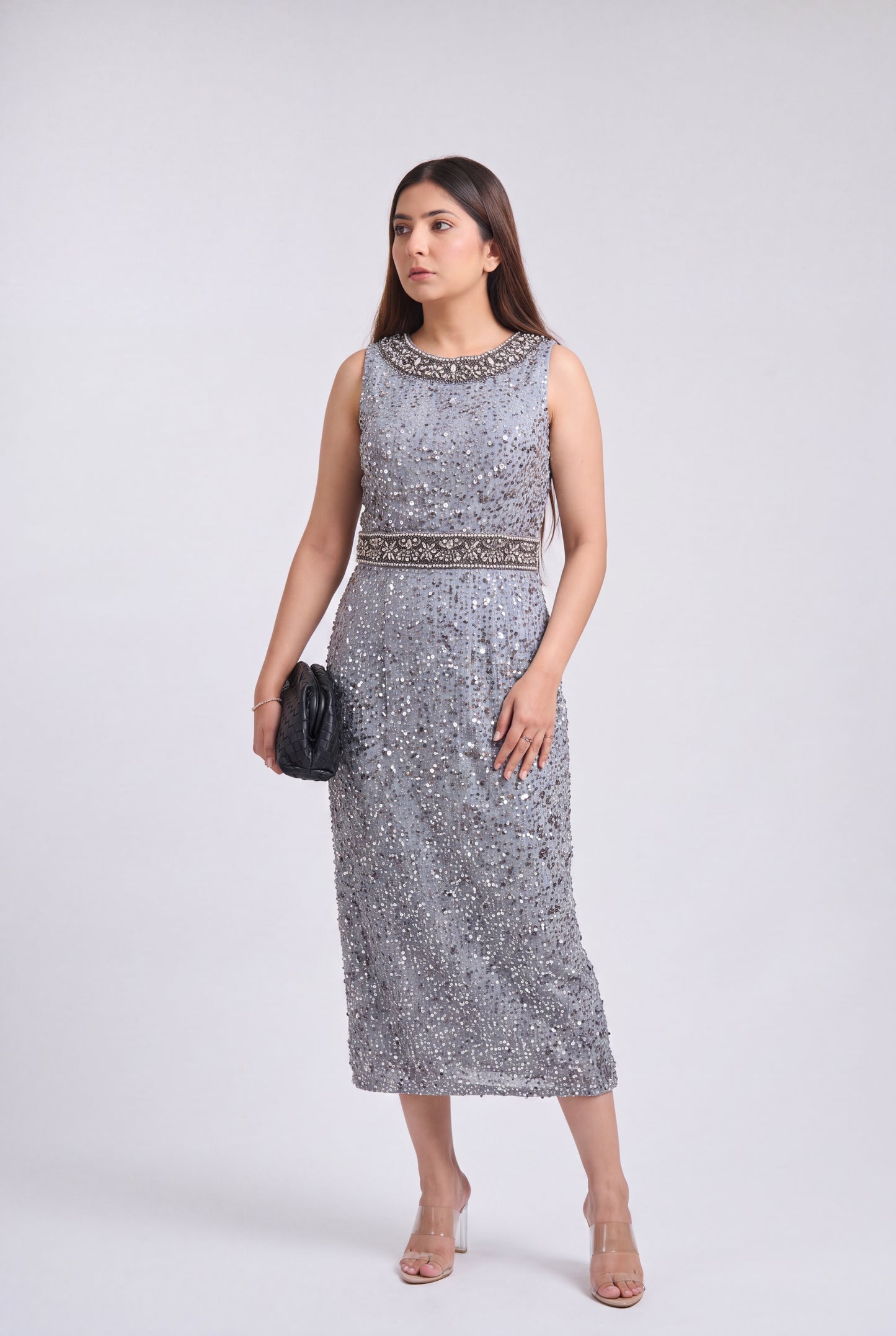 Tbfo Silver Sitaara Dress