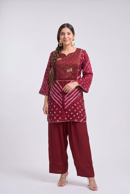 Tbfo Titli Printed Kurta Set
