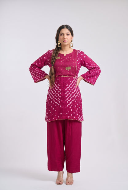 Tbfo Titli Printed Kurta Set