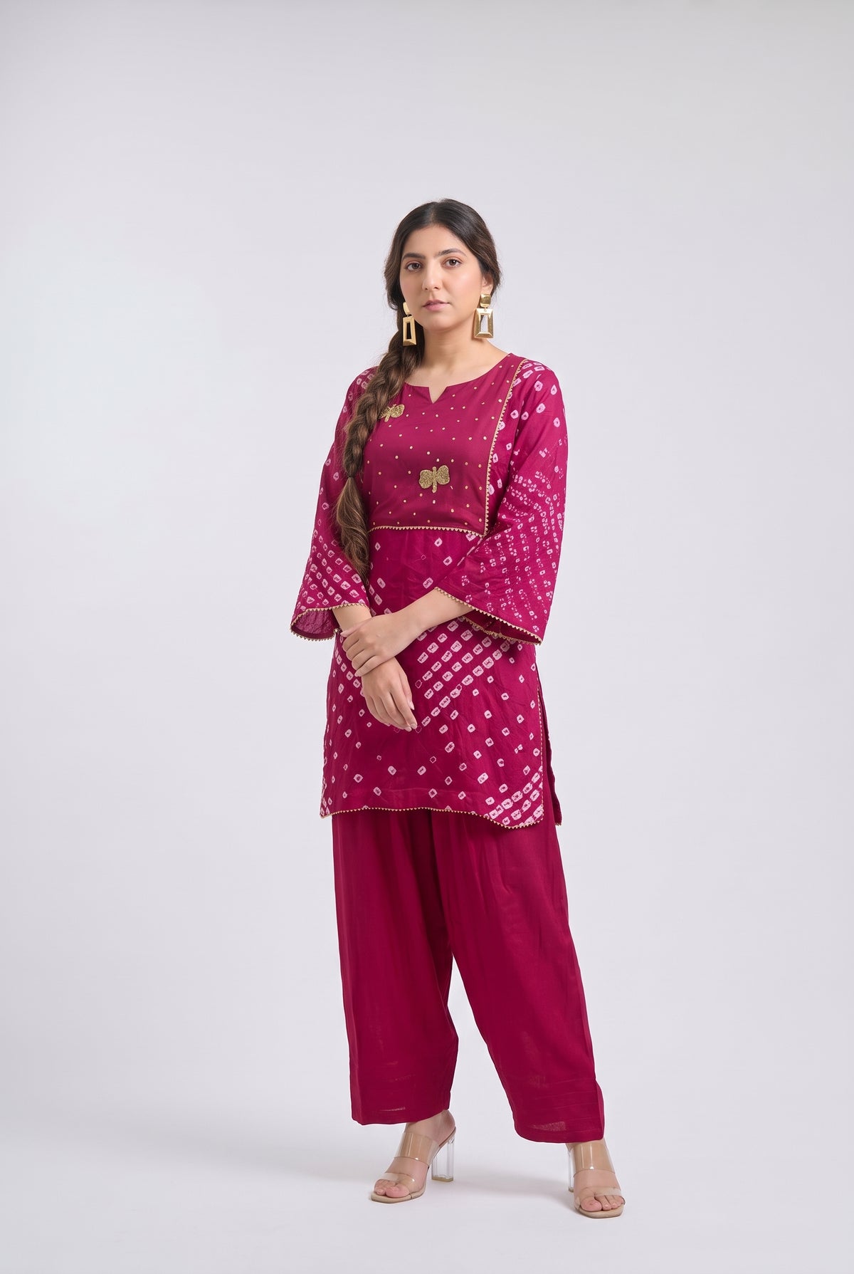 Tbfo Titli Printed Kurta Set