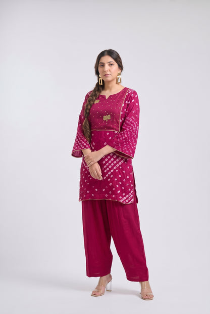 Tbfo Titli Printed Kurta Set