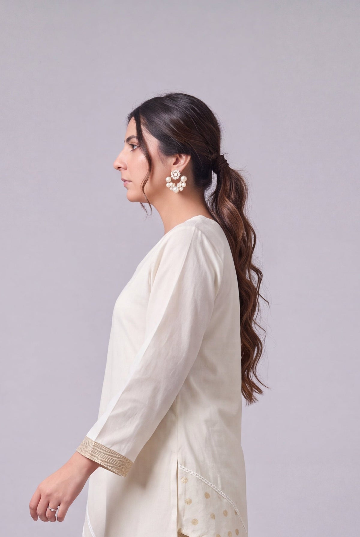 Tbfo Varmala Ivory Coord Set
