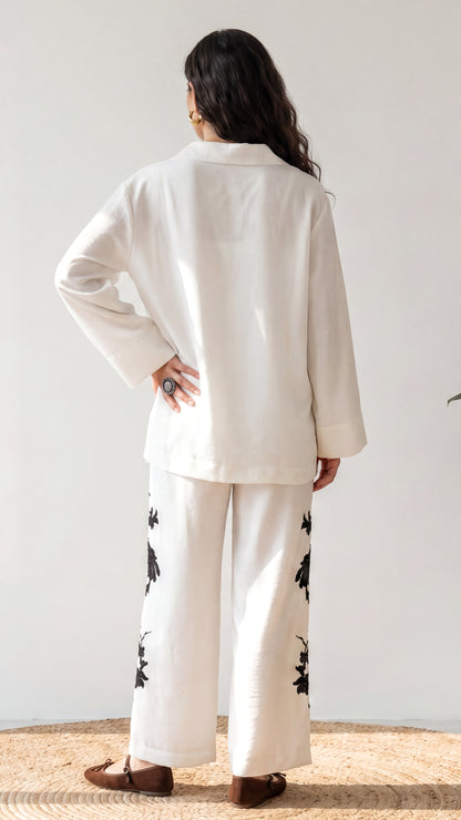 Tbfo Lotus Stem White Coord Set