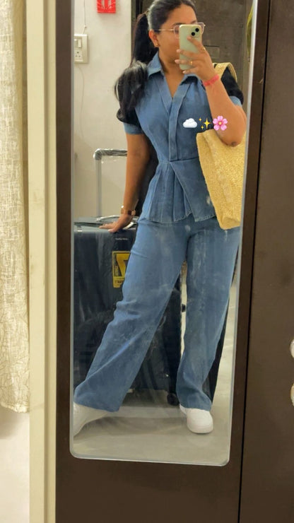 Tbfo Cool Gal Blue Coord Set
