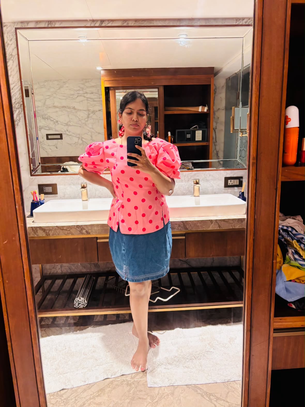 Tbfo Pink Sandwich Top