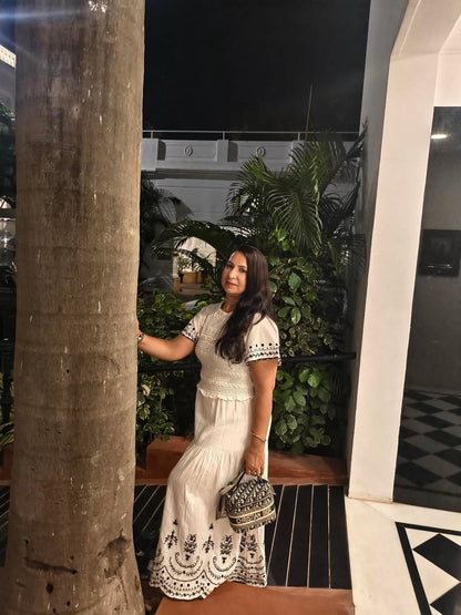 Tbfo High Tide Ivory Dress